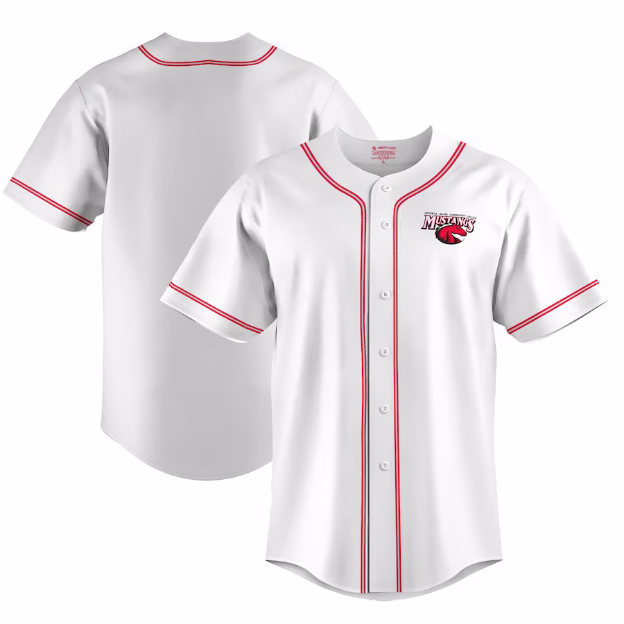 Central Maine Community College ProSphere Youth Baseball Jersey - White - Jersey