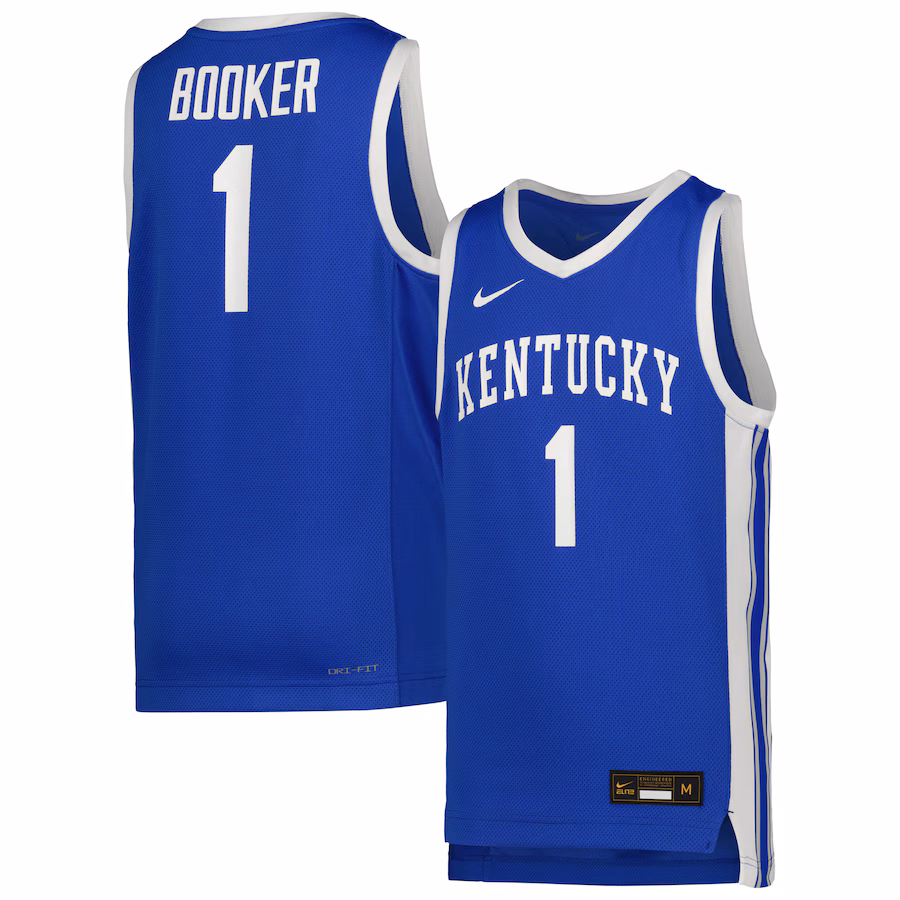 Youth Nike #1 Royal Kentucky Wildcats Icon Replica Basketball Jersey - Jersey