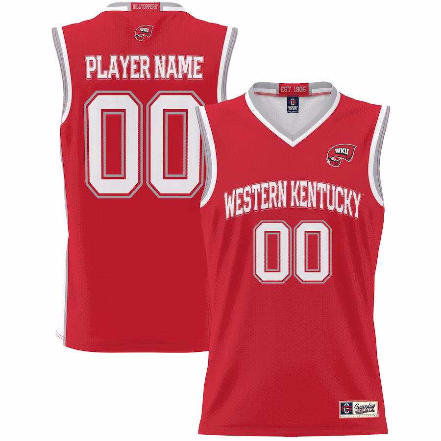 Western Kentucky Hilltoppers GameDay Greats Unisex  Lightweight NIL Pick-A-Player Basketball Jersey - Red - Jersey