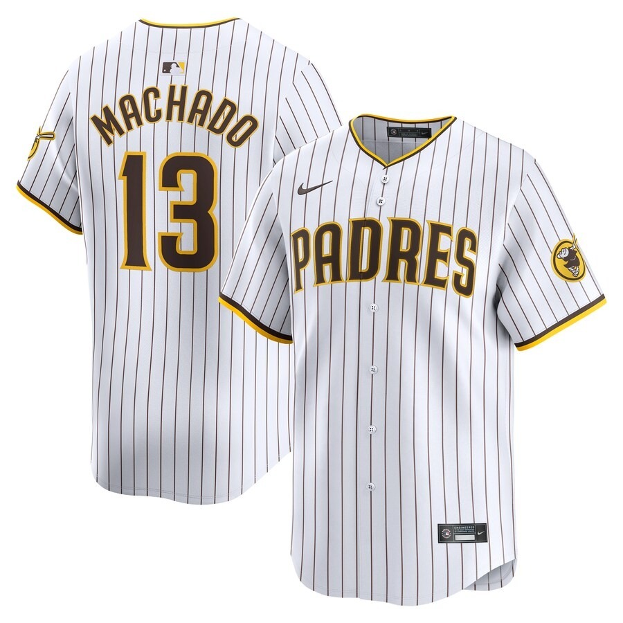 Youth San Diego Padres Manny Machado Nike White Home Limited Player Jersey - Jersey