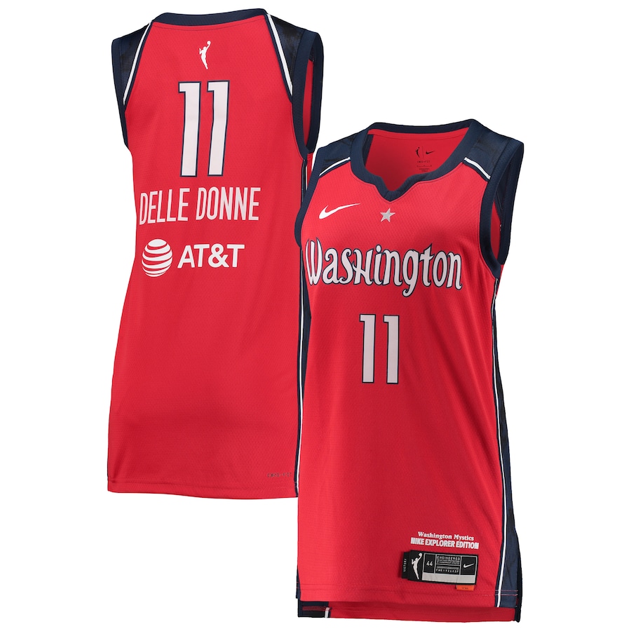 Women's Washington Mystics Elena Delle Donne Nike Red 2021 Explorer Edition Victory Player Jersey - Jersey