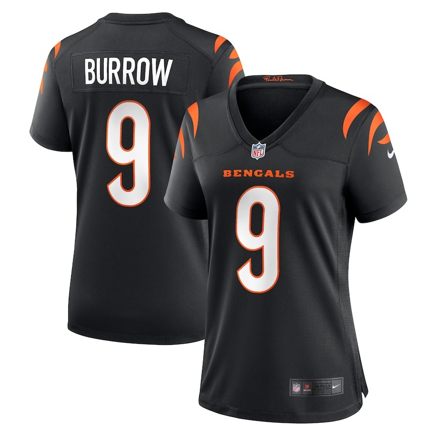 Women's Cincinnati Bengals Joe Burrow Nike Black Game Jersey - Jersey