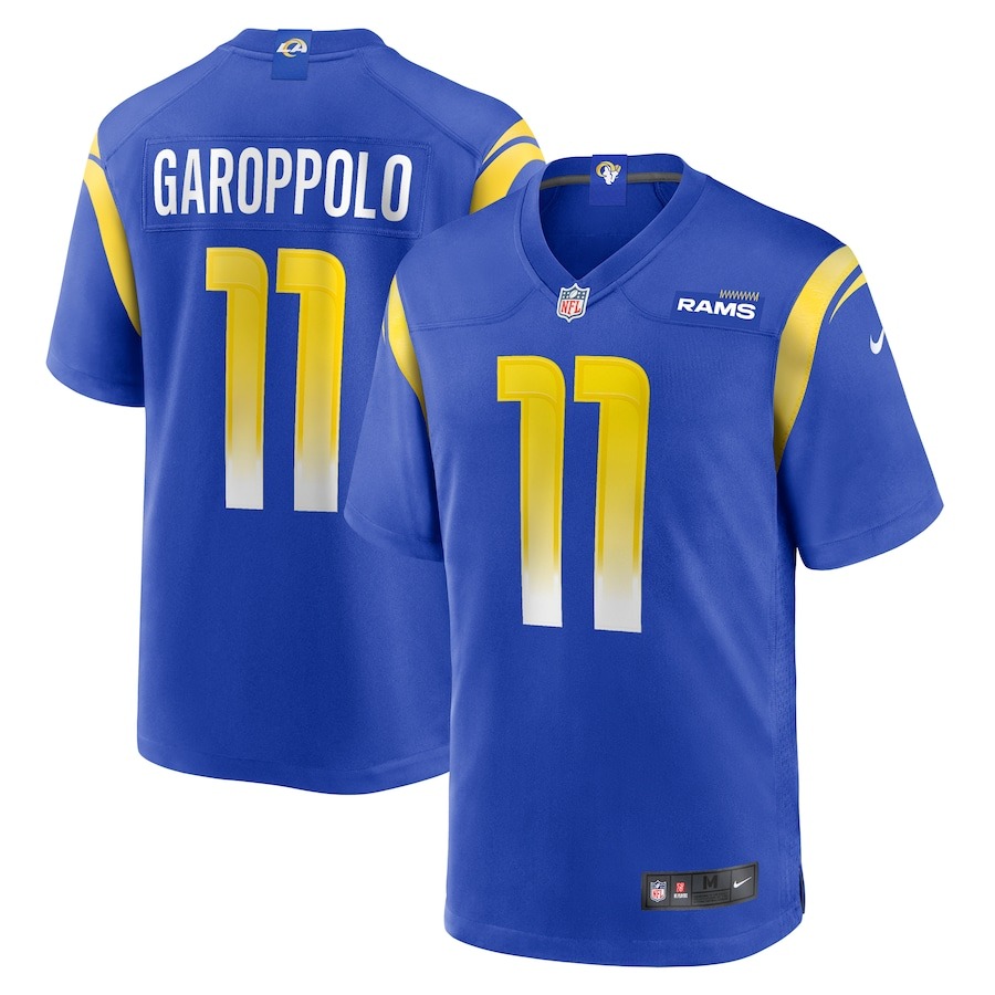 Men's Los Angeles Rams Jimmy Garoppolo Nike  Royal  Game Jersey - Jersey