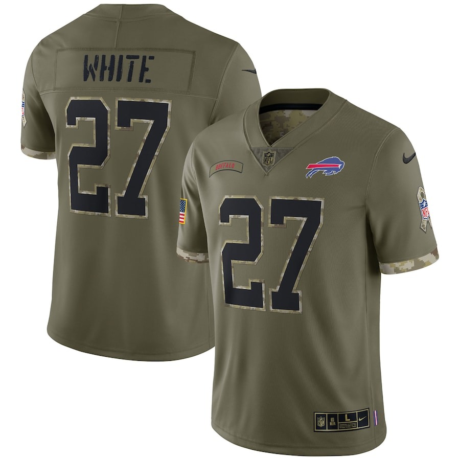 Men's Buffalo Bills Nike Olive 2022 Salute To Service Limited Jersey - Jersey