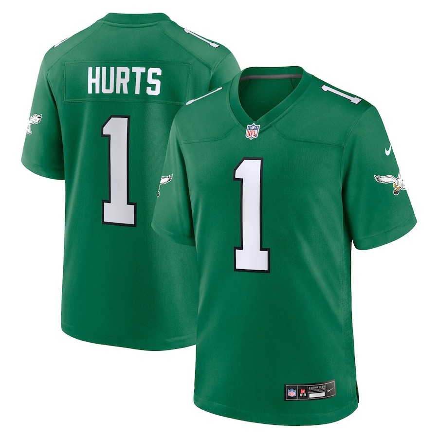 Youth Philadelphia Eagles Jalen Hurts Nike Kelly Green Game Jersey - Jersey
