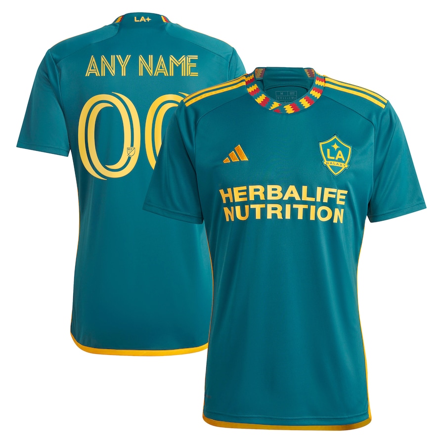 Men's LA Galaxy adidas Green 2023 LA Kit Replica Custom Jersey - Jersey
