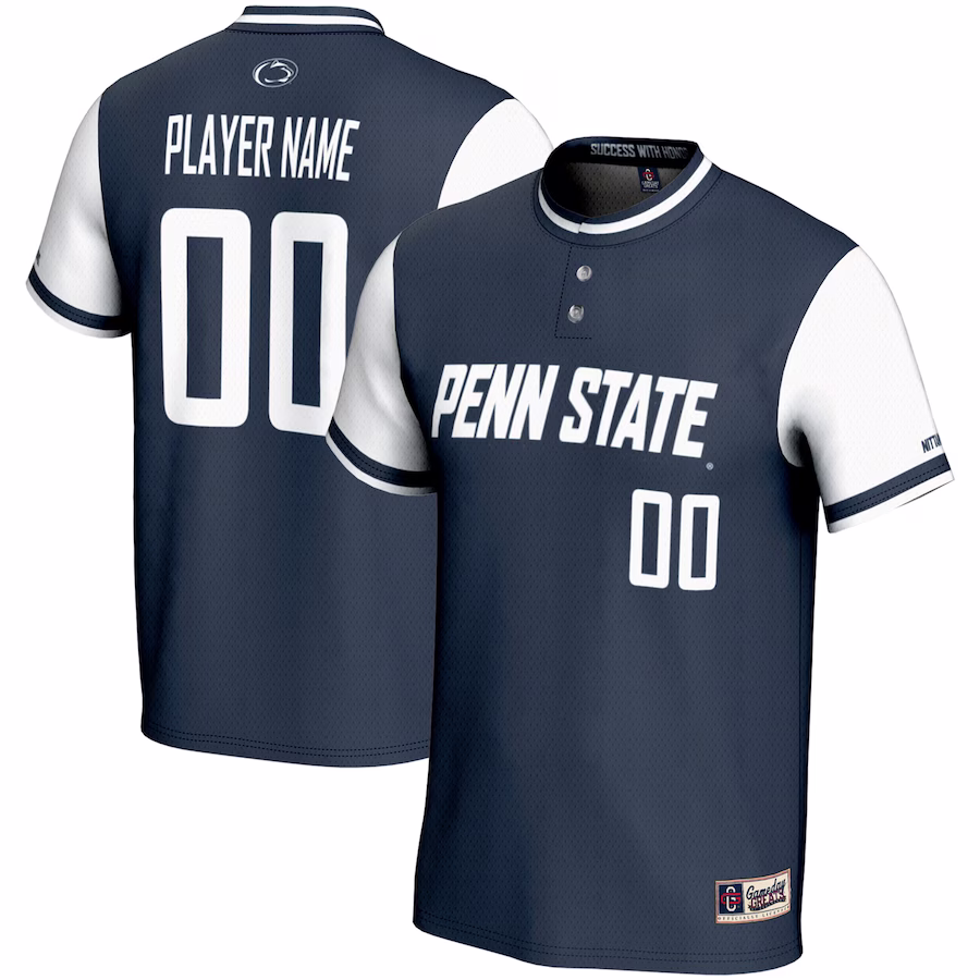 Penn State Nittany Lions GameDay Greats Youth NIL Pick-A-Player Lightweight Women's Softball Jersey - Navy - Jersey