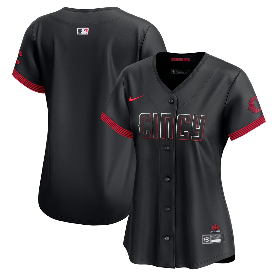Women's Cincinnati Reds  Nike Black City Connect Limited Jersey - Jersey
