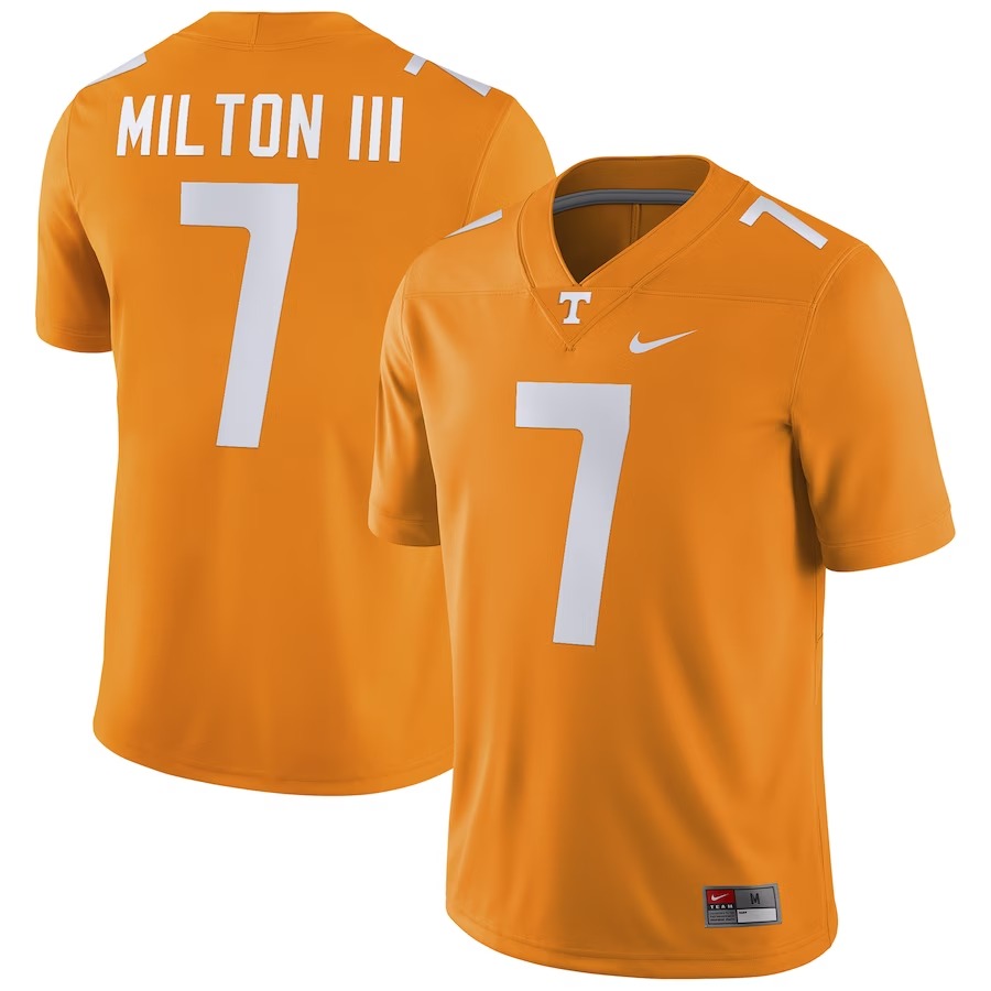 Joe Milton III Tennessee Volunteers Nike Player Game Jersey - Tennessee Orange - Jersey