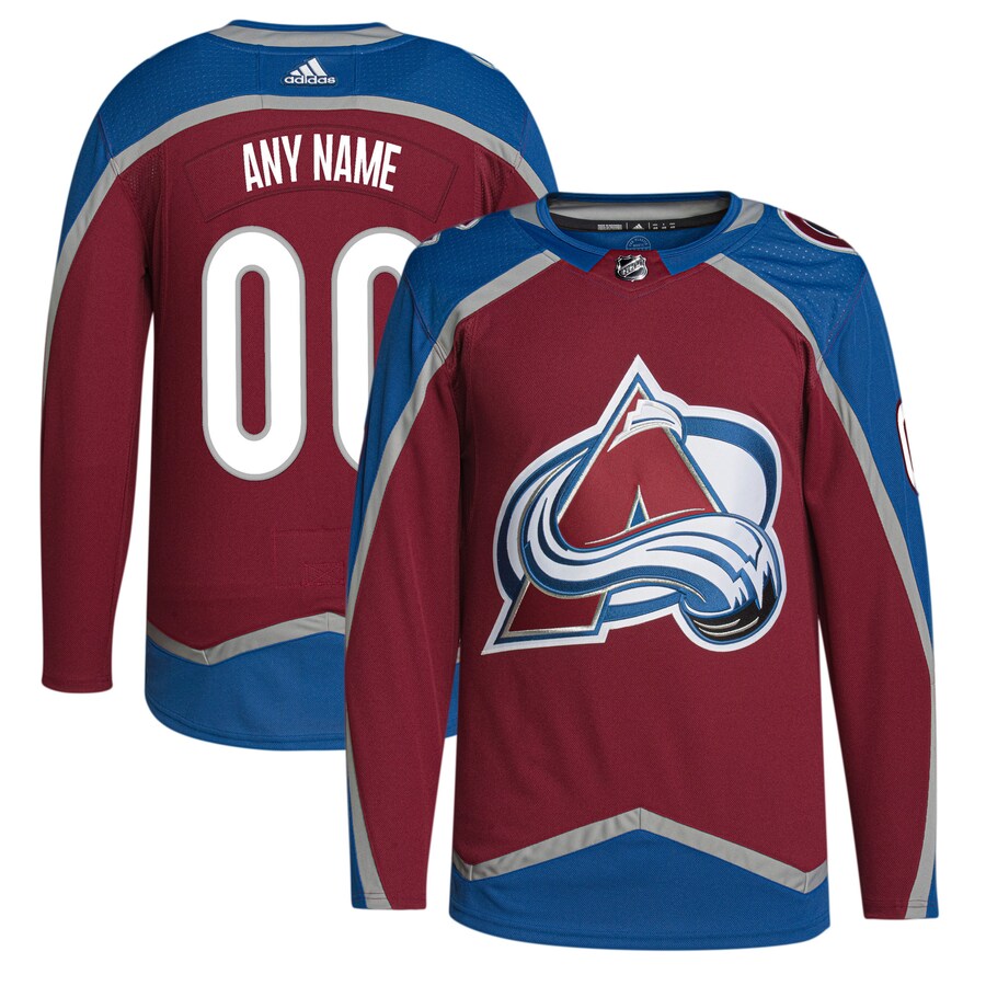 Men's Colorado Avalanche adidas Burgundy Home Primegreen Authentic Pro Custom Jersey - Jersey