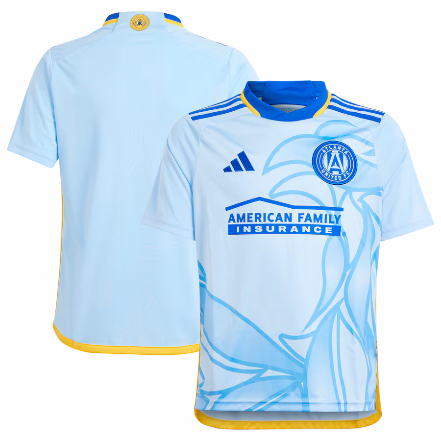 Youth Atlanta United FC  adidas Light Blue 2024 The Resurgens Kit Replica Jersey - Jersey