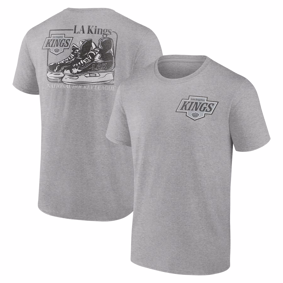 Men's Los Angeles Kings Heather Gray Glory Skates T-Shirt - Jersey