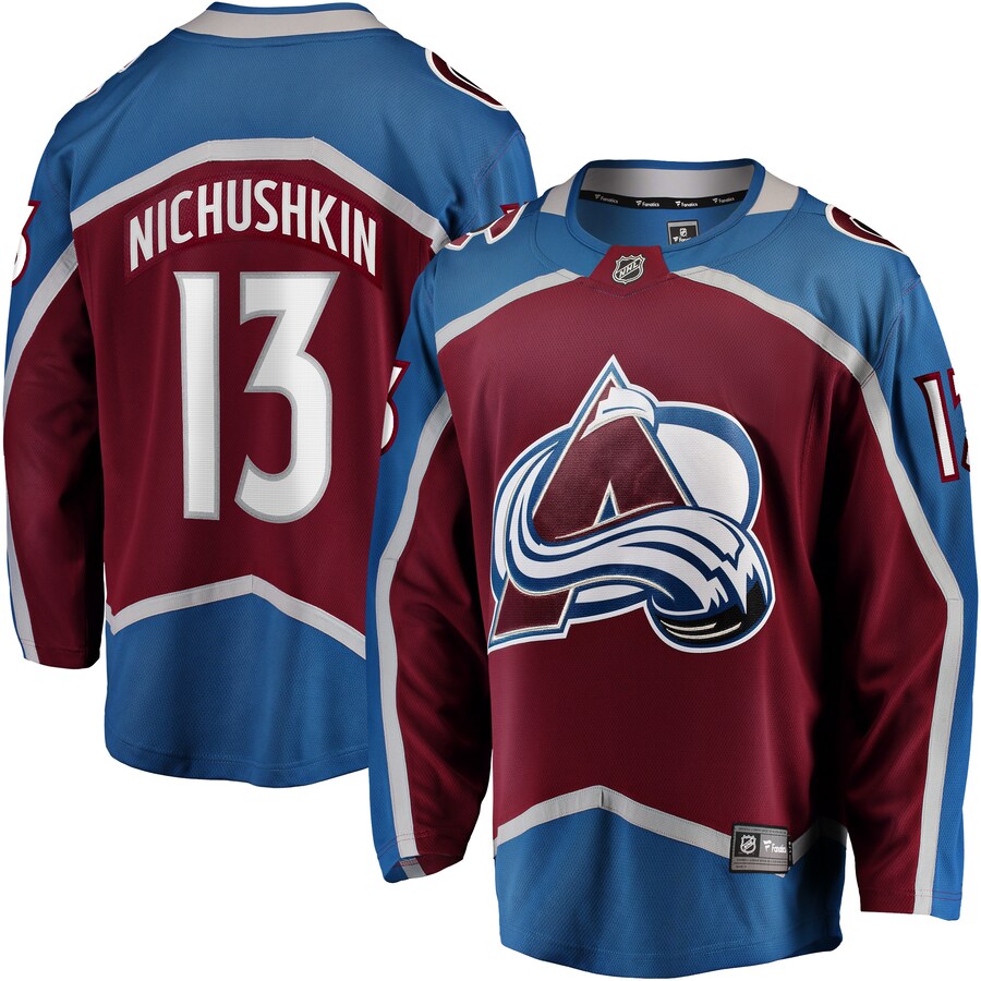 Men's Colorado Avalanche Valeri Nichushkin Fanatics Branded Burgundy Breakaway Player Jersey - Jersey