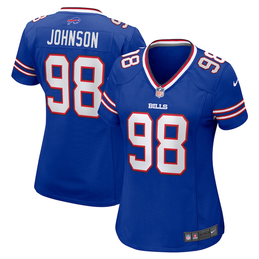 Women's Buffalo Bills Austin Johnson Nike  Royal Team Game Jersey - Jersey