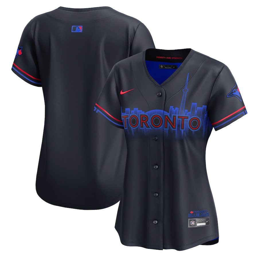 Women's Toronto Blue Jays  Nike Navy 2024 City Connect Limited Jersey - Jersey