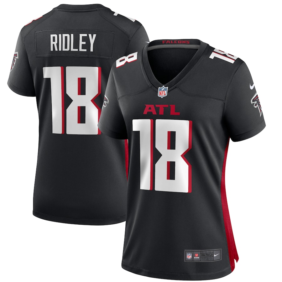 Women's Atlanta Falcons Calvin Ridley Nike Black Game Player Jersey - Jersey