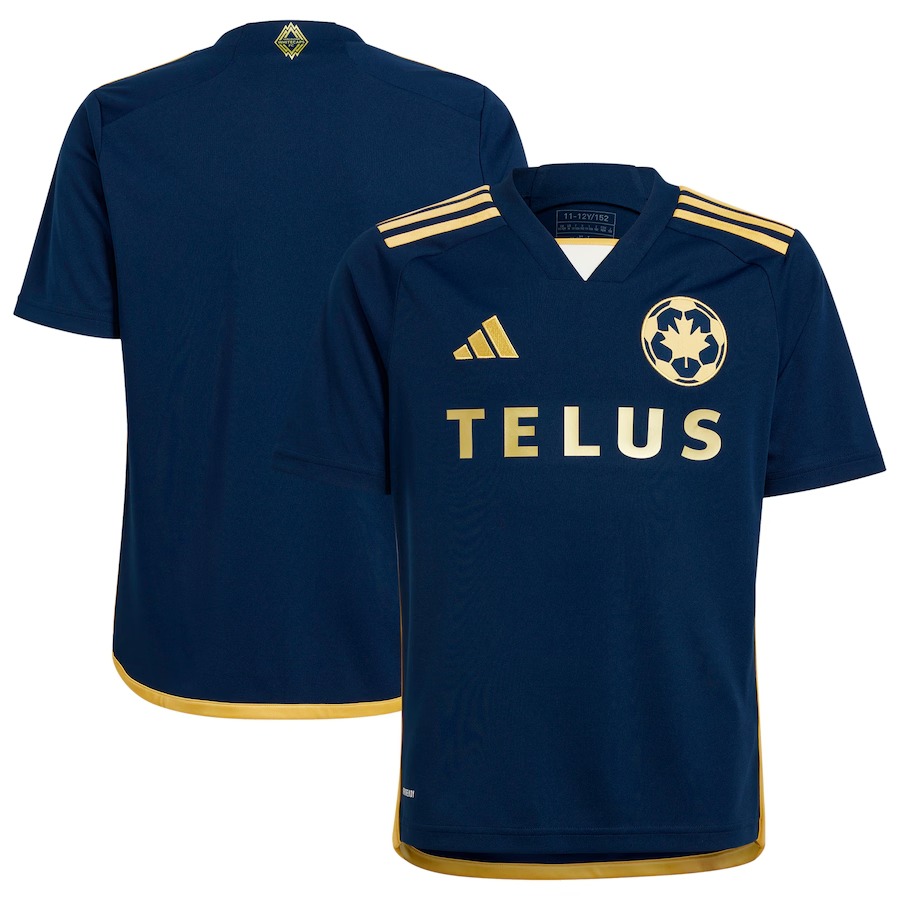Youth Vancouver Whitecaps FC  adidas Navy 2024 The 50 Replica Jersey - Jersey