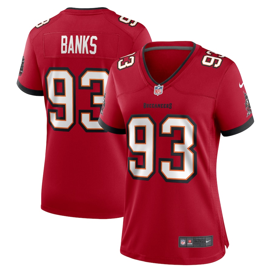 Women's Tampa Bay Buccaneers Eric Banks Nike  Red  Game Jersey - Jersey