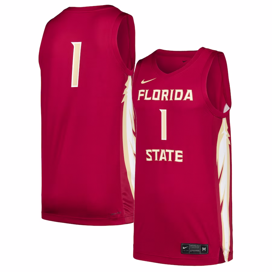 #1 Florida State Seminoles Nike Replica Jersey - Garnet - Jersey