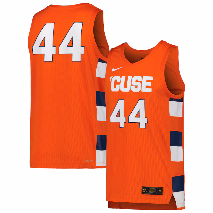 Men's Nike #44 Orange Syracuse Orange Team Replica Basketball Jersey - Jersey