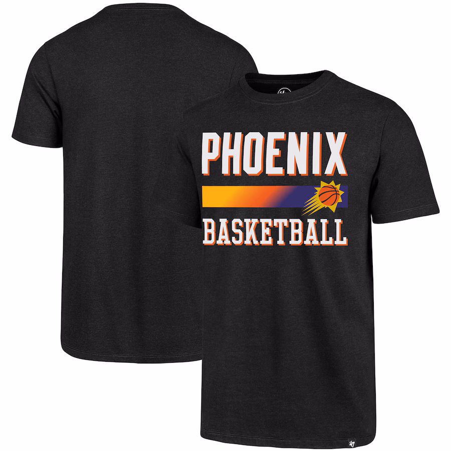 Men's Phoenix Suns '47 Black Club T-Shirt - Jersey
