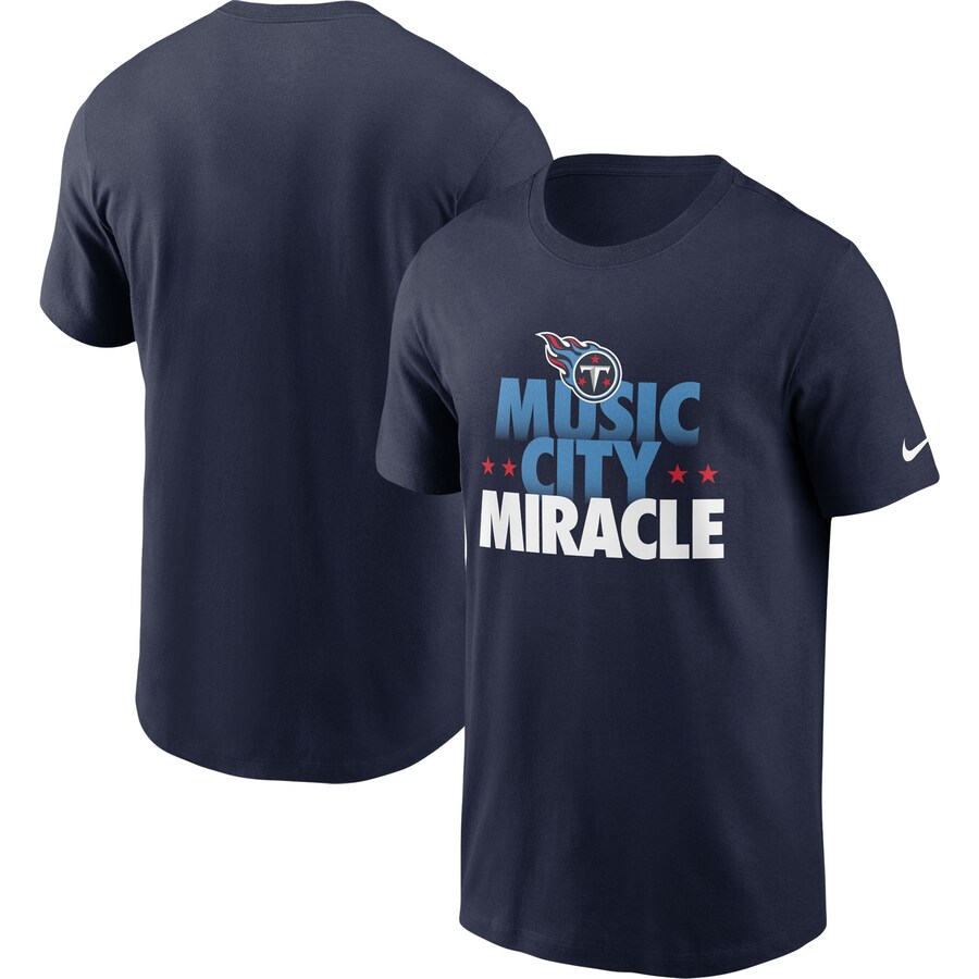 Men's Tennessee Titans Nike Navy Hometown Collection Music City T-Shirt - Jersey