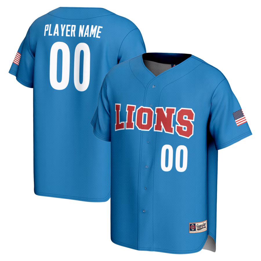 Loyola Marymount Lions GameDay Greats NIL Pick-A-Player Lightweight Baseball Jersey - Blue - Jersey