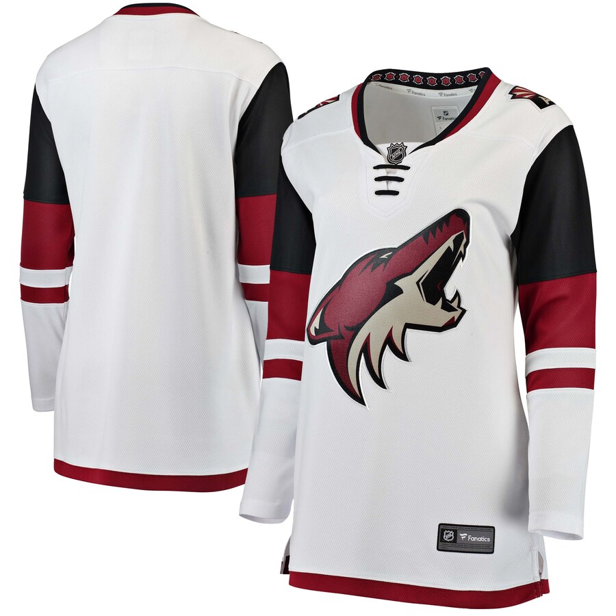 Women's Arizona Coyotes Fanatics Branded White Away Breakaway Jersey - Jersey
