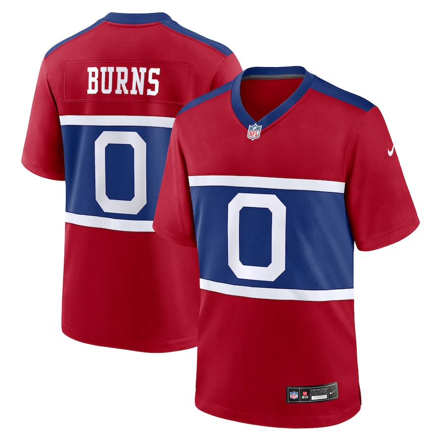 Men's New York Giants Brian Burns Nike Century Red Alternate Player Game Jersey - Jersey