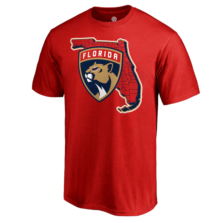 Men's Florida Panthers Red Hometown Collection Local T-Shirt - Jersey