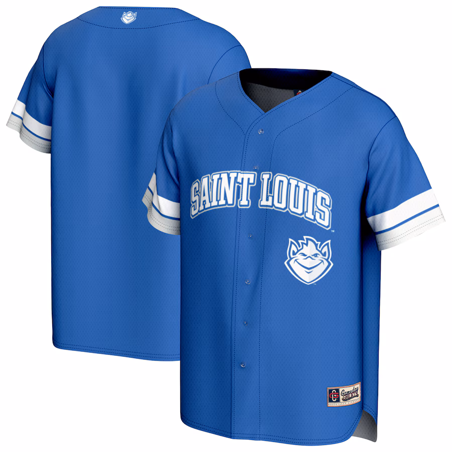 Youth GameDay Greats Blue Saint Louis Billikens Spirit Baseball Jersey - Jersey