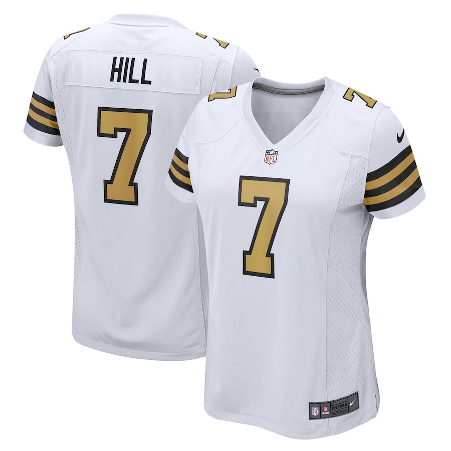 Women's New Orleans Saints Taysom Hill Nike  White Alternate Game Jersey - Jersey