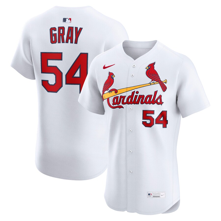 Men's St. Louis Cardinals Sonny Gray Nike White Home Elite Jersey - Jersey