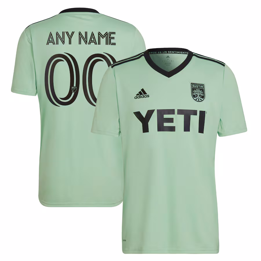 Men's Austin FC adidas Mint 2022 The Sentimiento Kit Replica Custom Jersey - Jersey