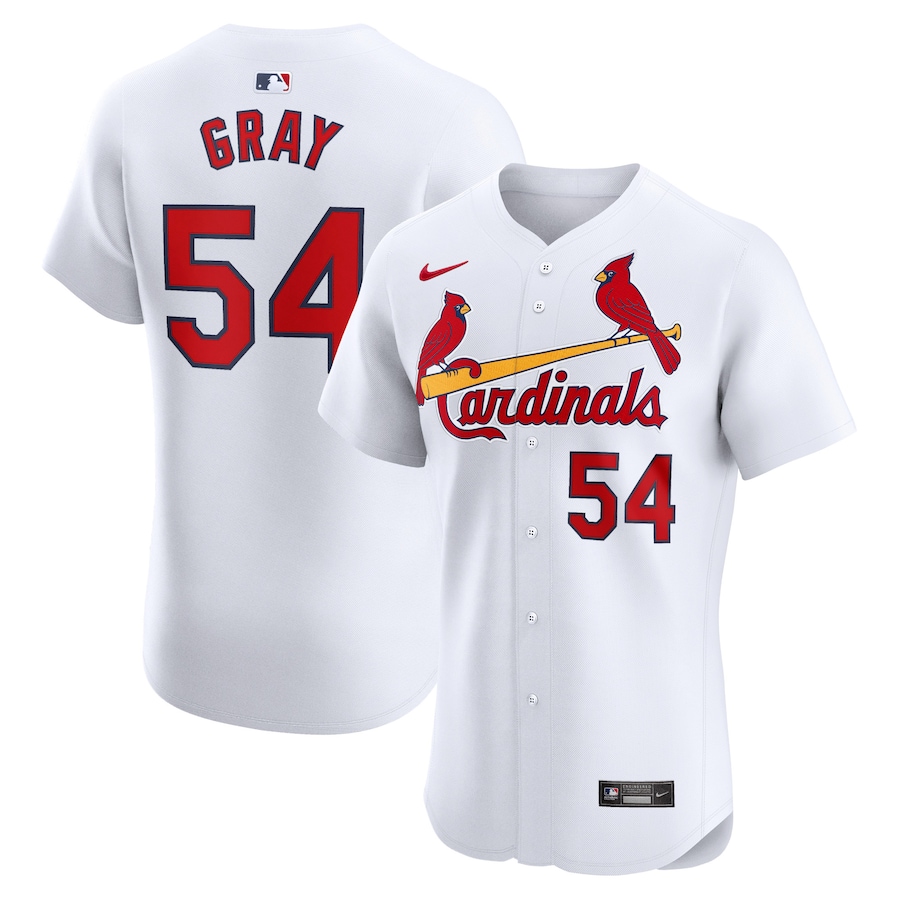 Men's St. Louis Cardinals Sonny Gray Nike White Home Elite Player Jersey - Jersey