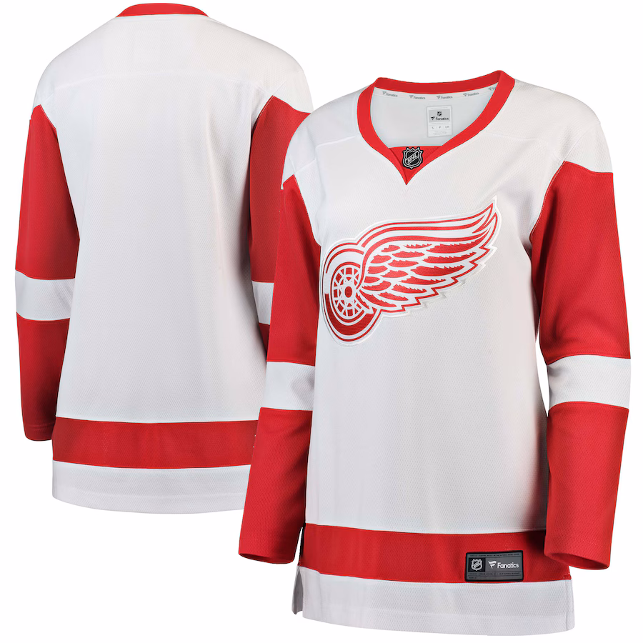 Women's Detroit Red Wings Fanatics White Away Breakaway Jersey - Jersey