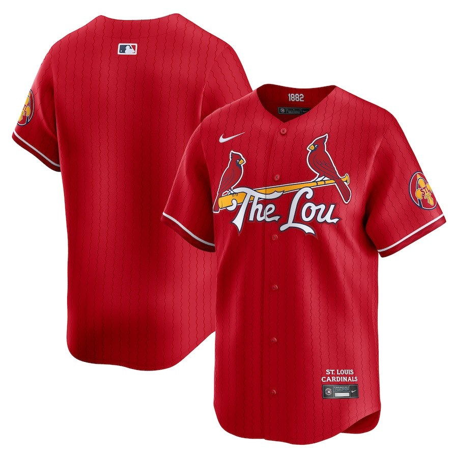 Men's St. Louis Cardinals  Nike Red 2024 City Connect Limited Jersey - Jersey