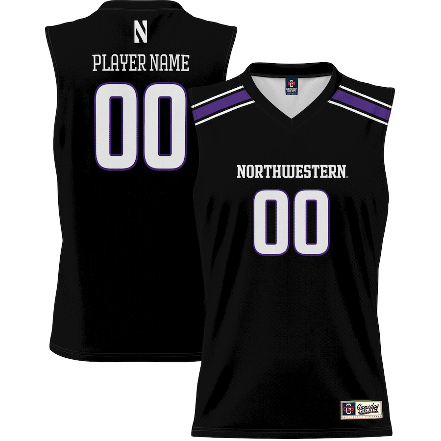 Northwestern Wildcats GameDay Greats Youth NIL Pick-A-Player Men's Basketball Jersey - Black - Jersey