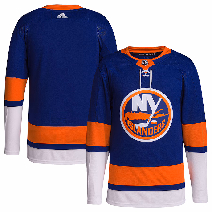 Men's New York Islanders adidas Royal Home Primegreen Authentic Blank Jersey - Jersey