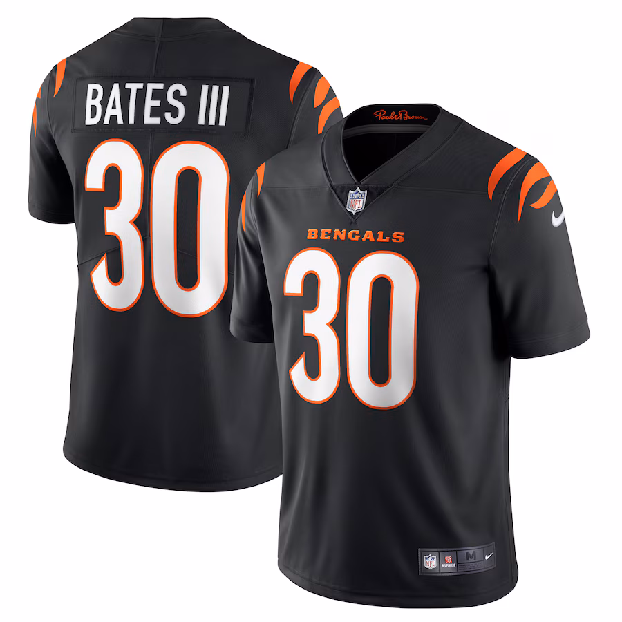 Men's Cincinnati Bengals Jessie Bates III Nike Black Vapor Limited Jersey - Jersey