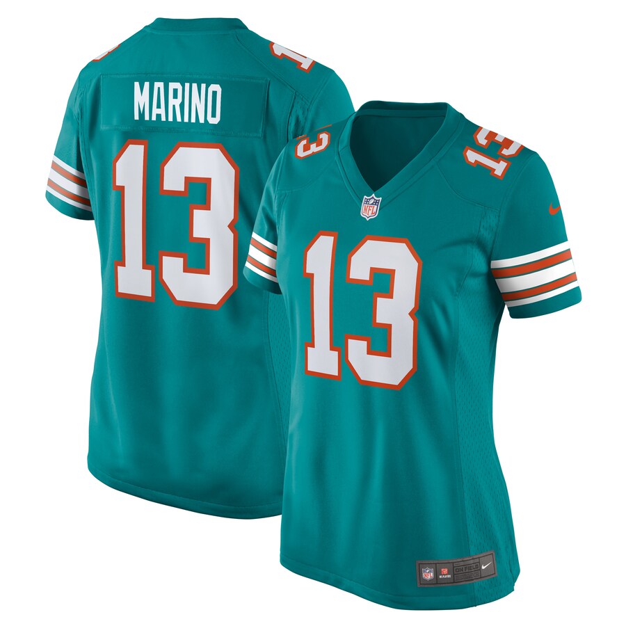 Women's Miami Dolphins Dan Marino Nike Aqua Retired Player Jersey - Jersey