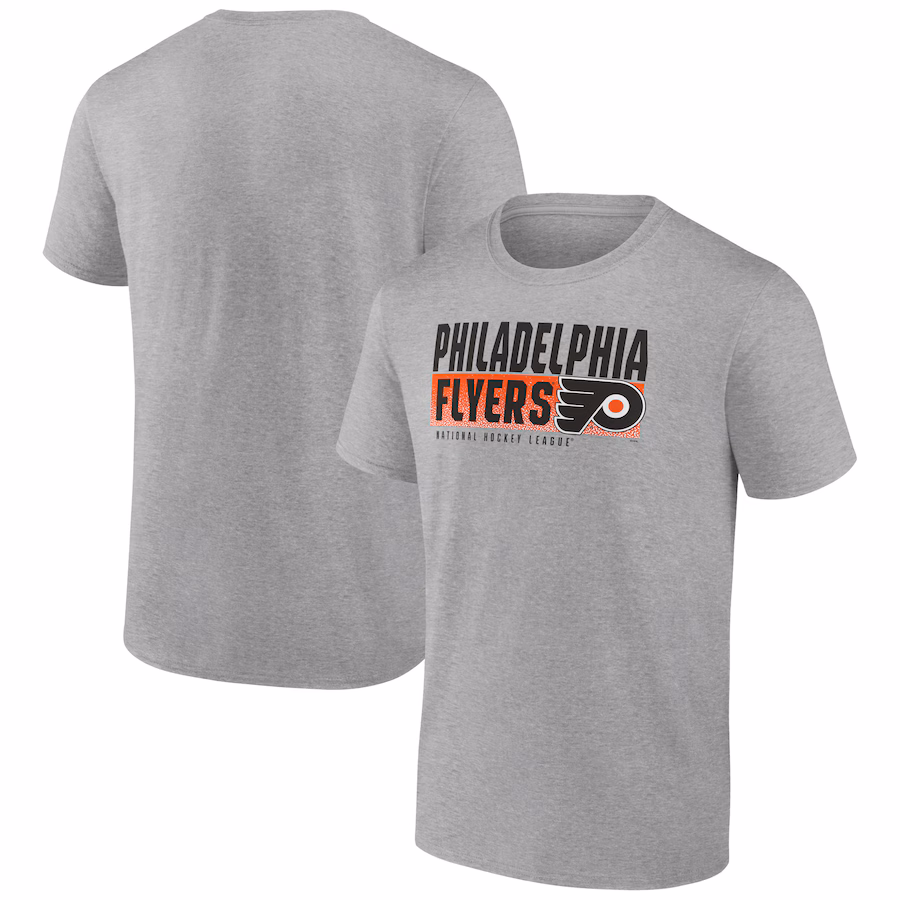 Men's Philadelphia Flyers Heathered Gray Jet Speed T-Shirt - Jersey