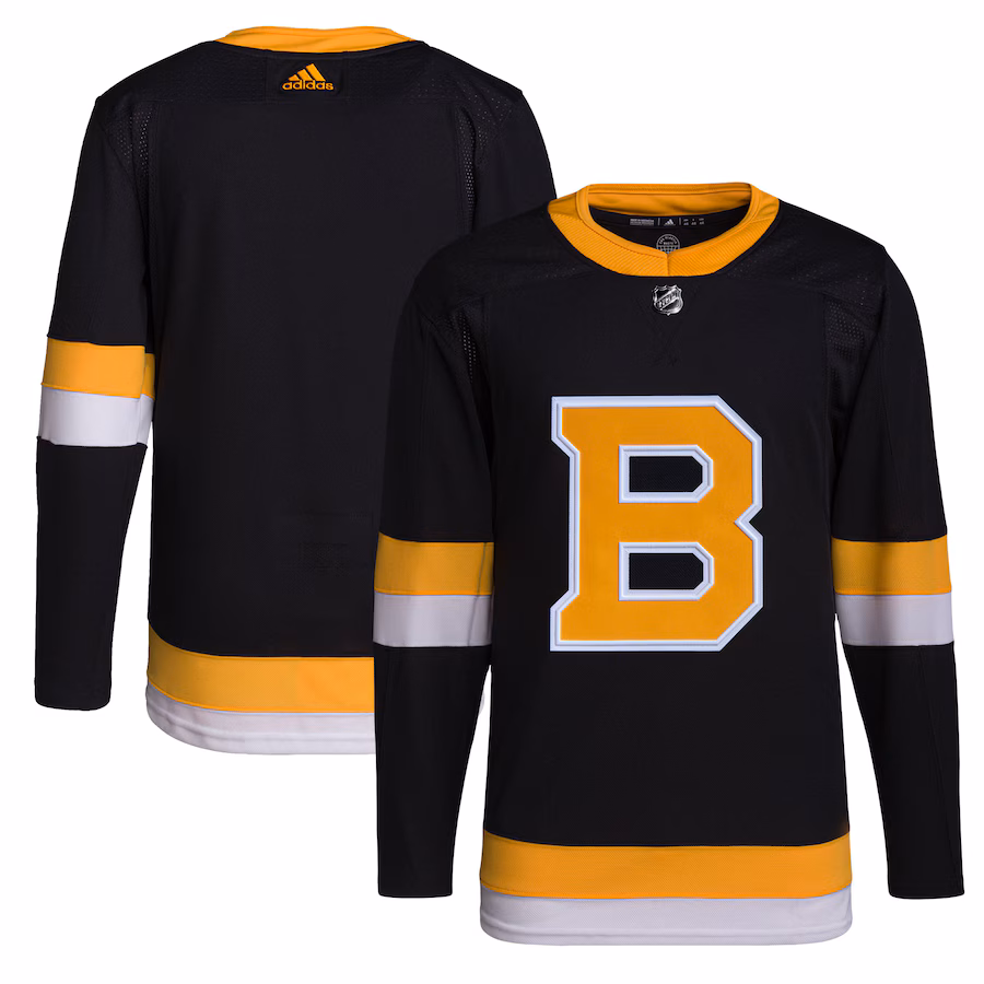 Men's Boston Bruins adidas Black Alternate Primegreen Authentic Jersey - Jersey
