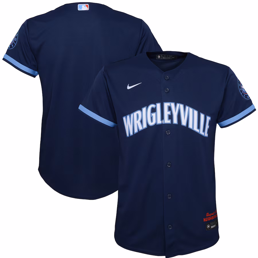 Youth Chicago Cubs Nike Navy City Connect Replica Jersey - Jersey