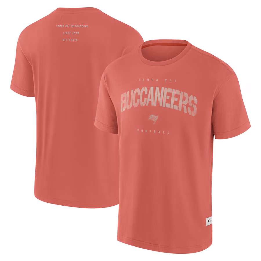 Men's Tampa Bay Buccaneers Fanatics Red Elements Weathered Tonal Future Ground T-Shirt - Jersey