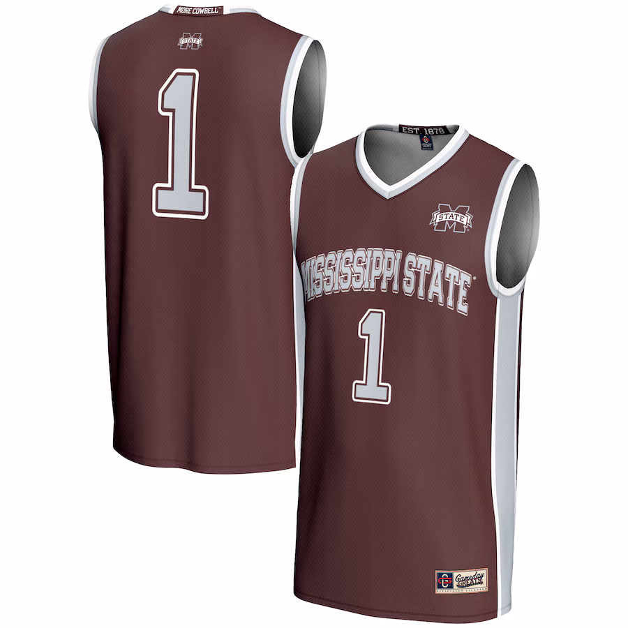 Youth GameDay Greats #1 Maroon Mississippi State Bulldogs Lightweight Basketball Jersey - Jersey