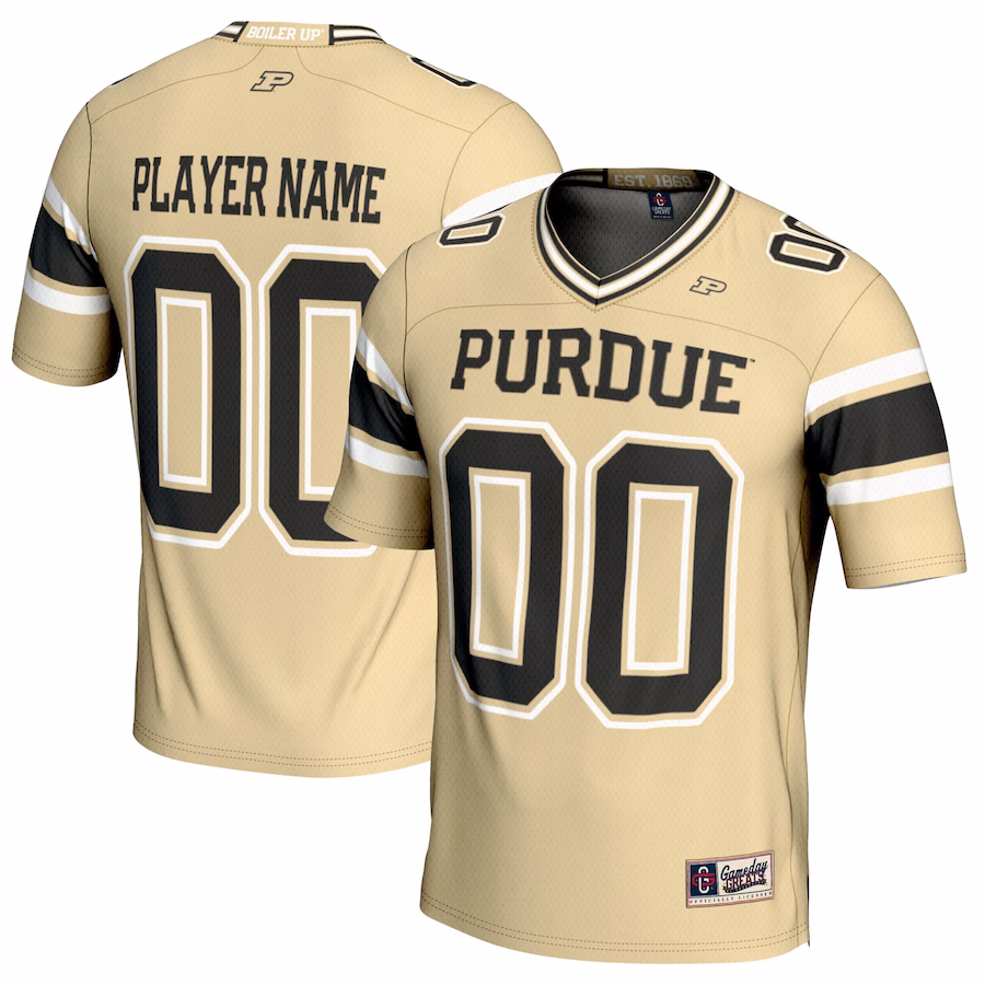 Purdue Boilermakers GameDay Greats Youth NIL Pick-A-Player Football Jersey - Gold - Jersey