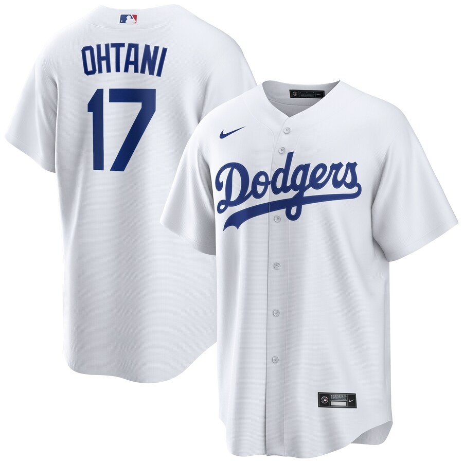 Men's Los Angeles Dodgers Shohei Ohtani Nike White Home Replica Player Jersey - Jersey