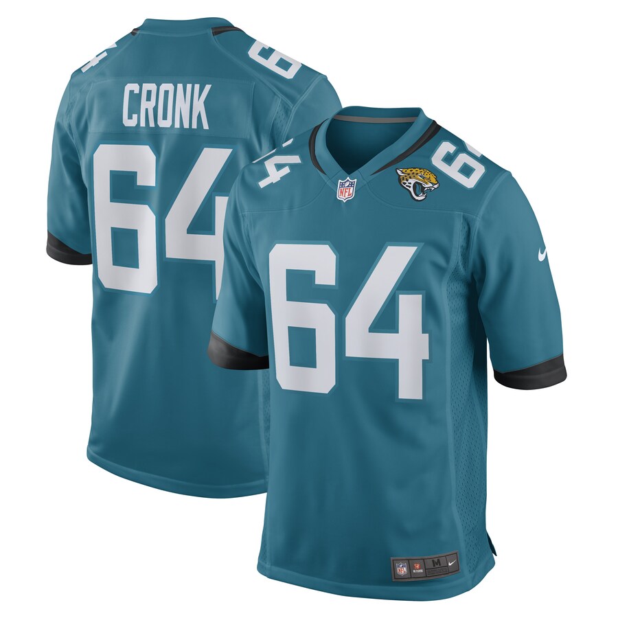 Men's Jacksonville Jaguars Coy Cronk Nike Teal Game Player Jersey - Jersey