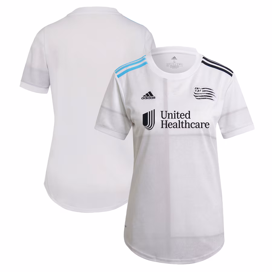 Women's New England Revolution adidas White 2021 The Fort Replica Jersey - Jersey